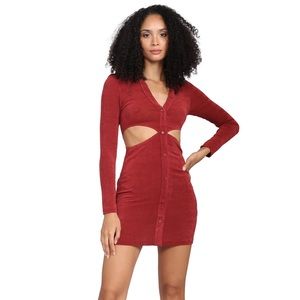 Gab & Kate red cutout dress